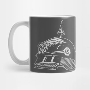 German Officers of The Guard Helmet Mug